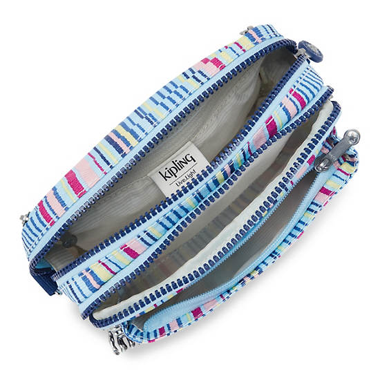 Torba Crossbody Kipling Abanu Multi Printed Convertible Niebieskie Kolorowe | PL 2183NW